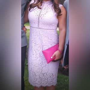 Bardot Lace Panel Dress